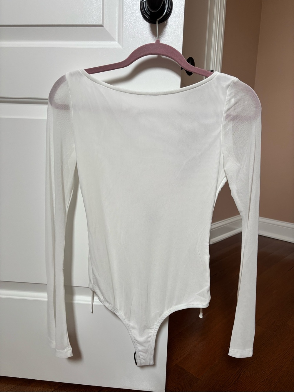 Princess Polly White Long Sleeve Bodysuit
